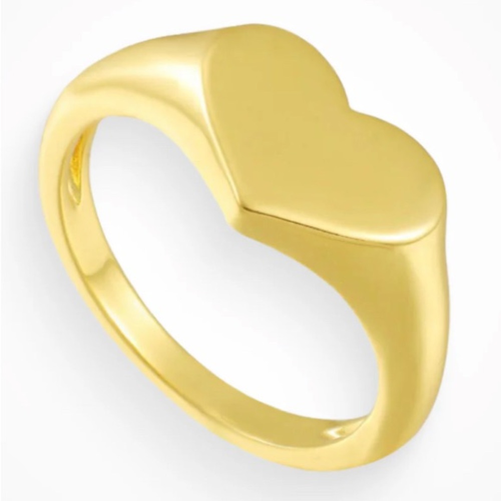 Gold Plated Heart Ring